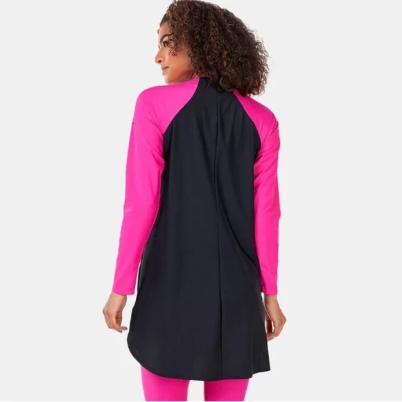 Nike Essential Long Sleeve Beach Swim Tunic Shirt Top UPF 40 Size Medium NWT - Picture 2 of 7